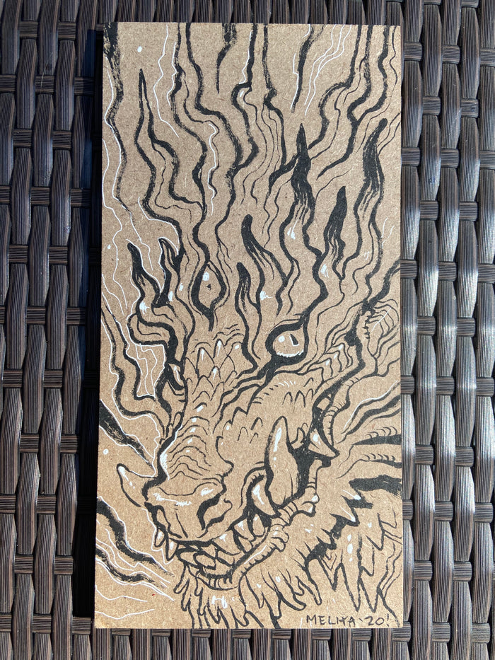 FIREBROWS- INK DRAWING