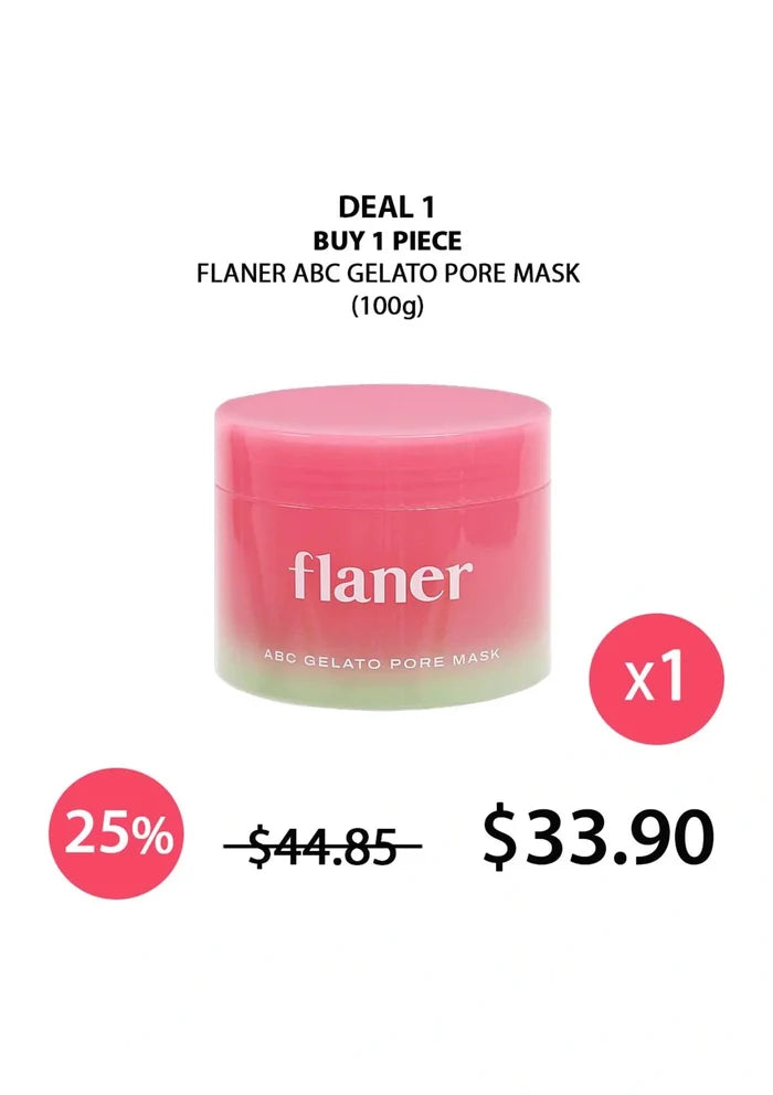 (BUY 1) FLANER ABC GELATO PORE MASK