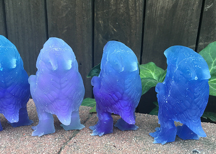 FLOCCULENT CRAW- GLOW IN THE DARK CAST- BLUE