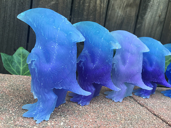 FLOCCULENT CRAW- GLOW IN THE DARK CAST- BLUE
