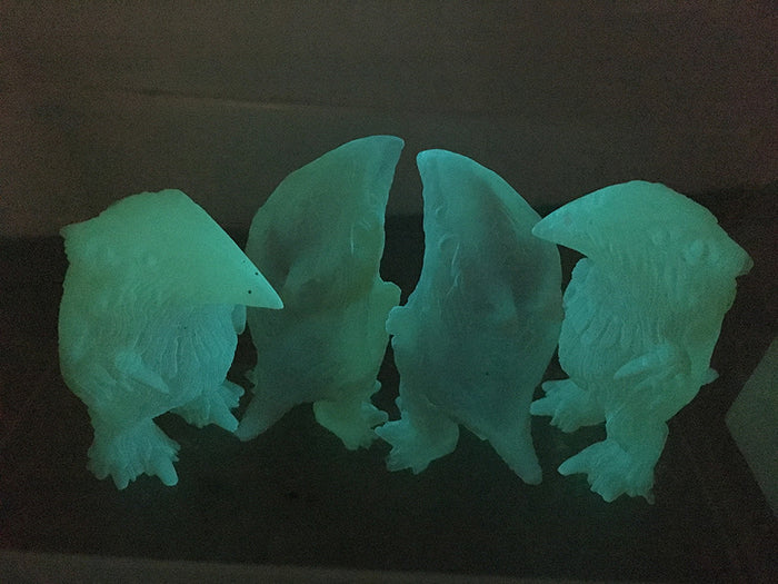 FLOCCULENT CRAW- GLOW IN THE DARK CAST
