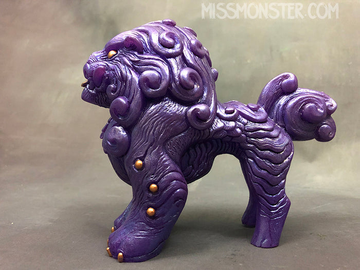 FOO DOG BLEP- SOLID IRIDESCENT FIGURE