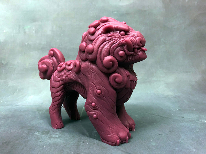 FOO DOG BLEP FIGURE- PLUM- *PRE-ORDER! SHIPS IN MARCH*