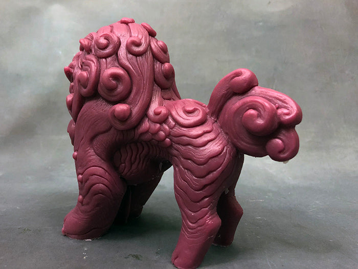 FOO DOG BLEP FIGURE- PLUM- *PRE-ORDER! SHIPS IN MARCH*