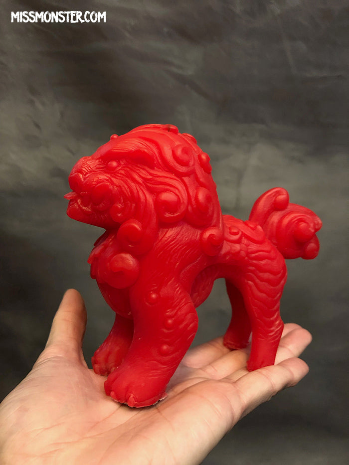 FOO DOG BLEP FIGURE- PLUM- *PRE-ORDER! SHIPS IN MARCH*
