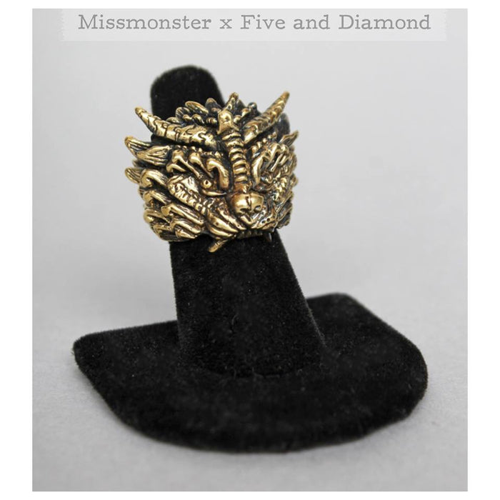 FOO DOG RING (BRASS)
