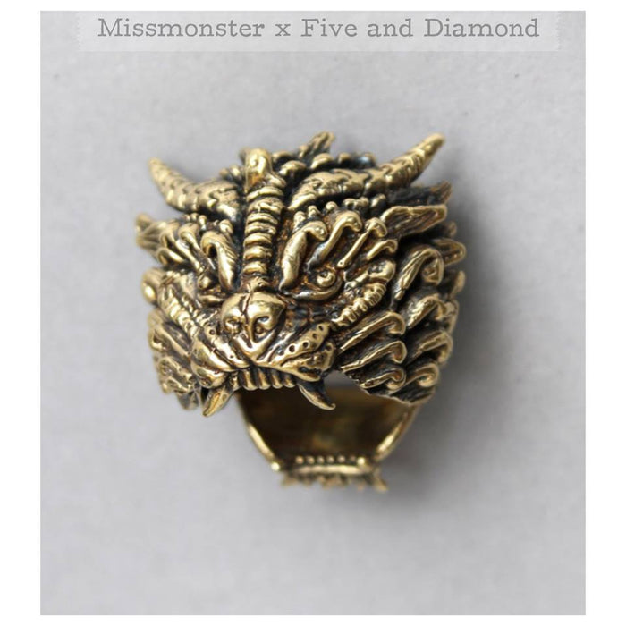 FOO DOG RING (BRASS)