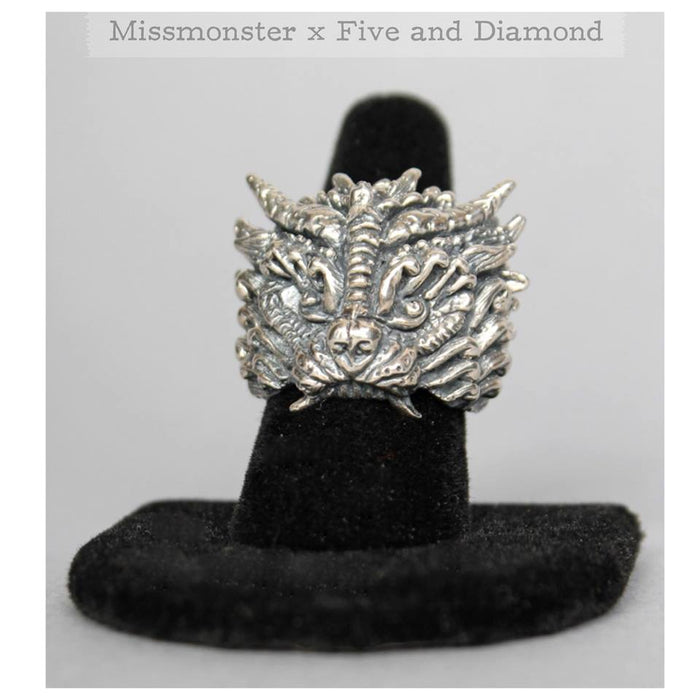 FOO DOG RING (SILVER)