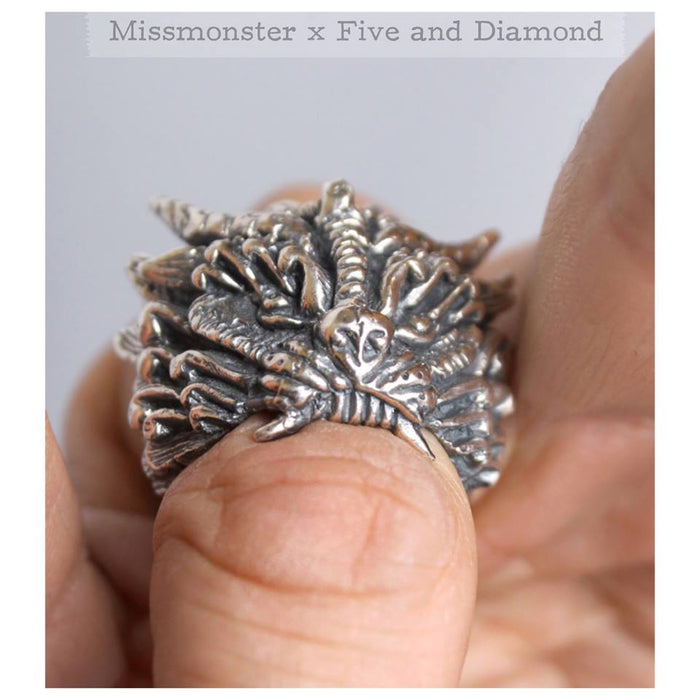 FOO DOG RING (SILVER)