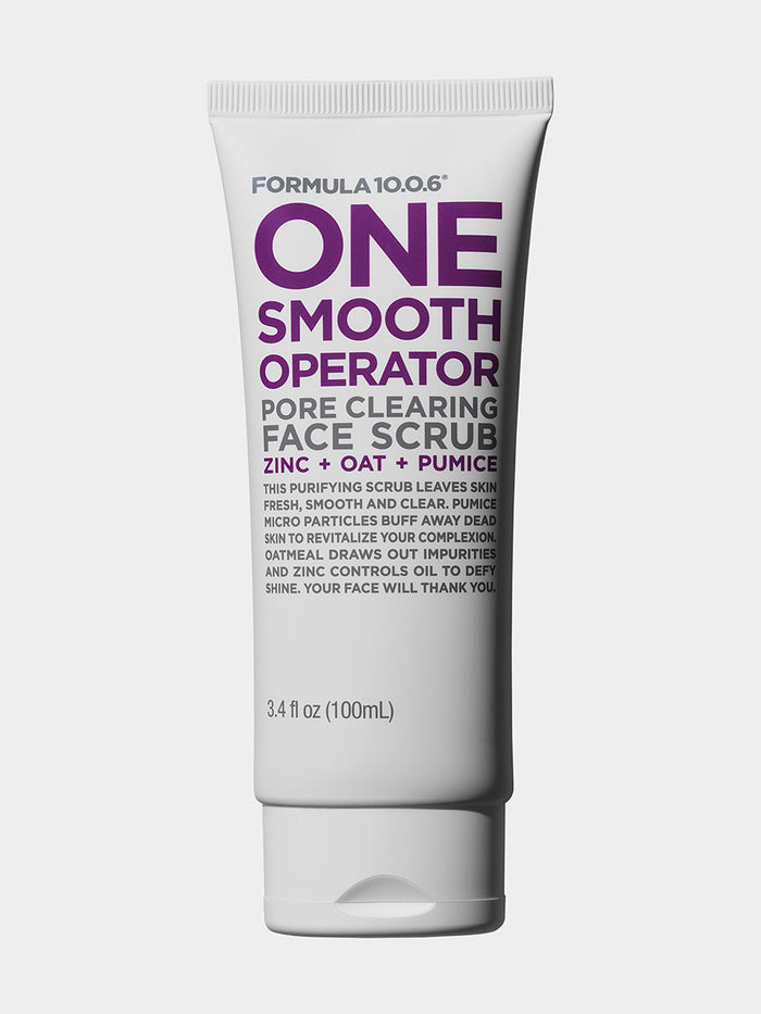 FORMULA 10.0.6 One Smooth Operator Pore Clearing Face Scrub Zinc + Oat + Pumice غسول مقشر للبشرة