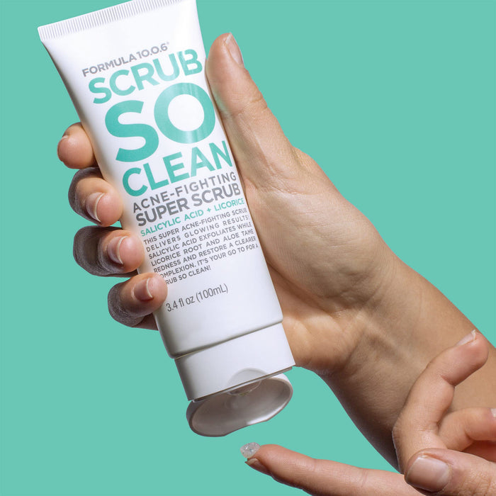 FORMULA 10.0.6 Scrub So Clean Acne Fighting Super Scrub Salicylic Acid + Licorice