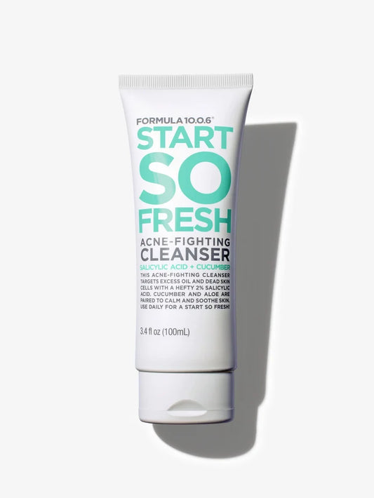 FORMULA 10.0.6 Start So Fresh Acne Fightining Cleanser Salicyllic Acid + Cucumber غسول بحمض الساليسيليك