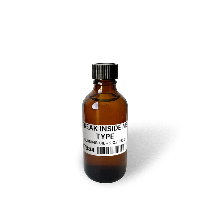 Freak Inside Me Type Burning Oil - 2 oz | 57 g bottle image showing Burning Oil in 2 oz size. Fragrance product bottle photo for Freak Inside Me Type Burning Oil - 2 oz | 57 g.