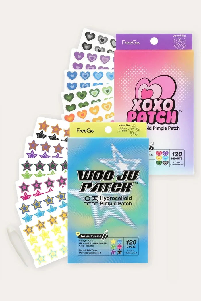 FREEGO CUTE HYDROCOLLOID PIMPLE PATCH 120 PCS FREEGO