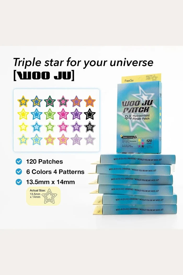 FREEGO CUTE HYDROCOLLOID PIMPLE PATCH 120 PCS FREEGO