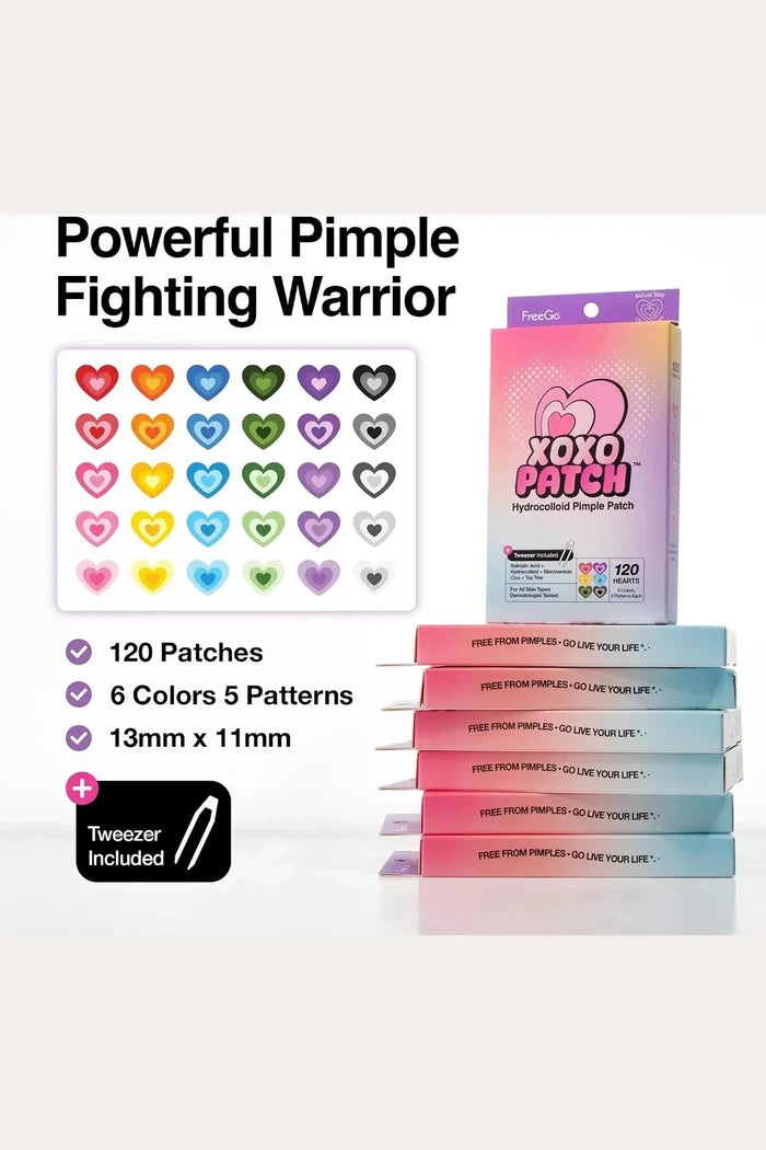 FREEGO CUTE HYDROCOLLOID PIMPLE PATCH 120 PCS FREEGO