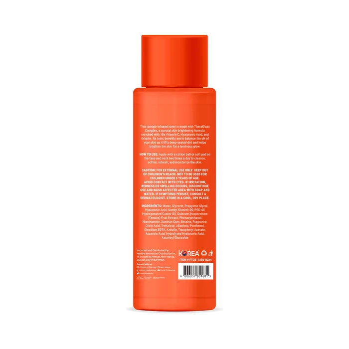 Fresh Skinlab Tomato Glass Skin 3 in 1 Vitamin C Brightening Toner (Bigger size - 250ml)