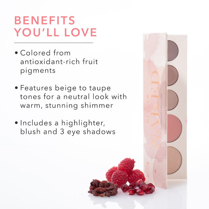100% Pure-Fruit Pigmented Better Naked Palette-Makeup-1BODBD211CFPBNP_Fruit_Pigmented_Better_Naked_Palette_Product_Benefits-The Detox Market |