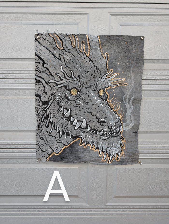 GIANT MONSTER PAINTINGS ON CANVAS