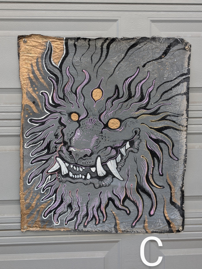 GIANT MONSTER PAINTINGS ON CANVAS