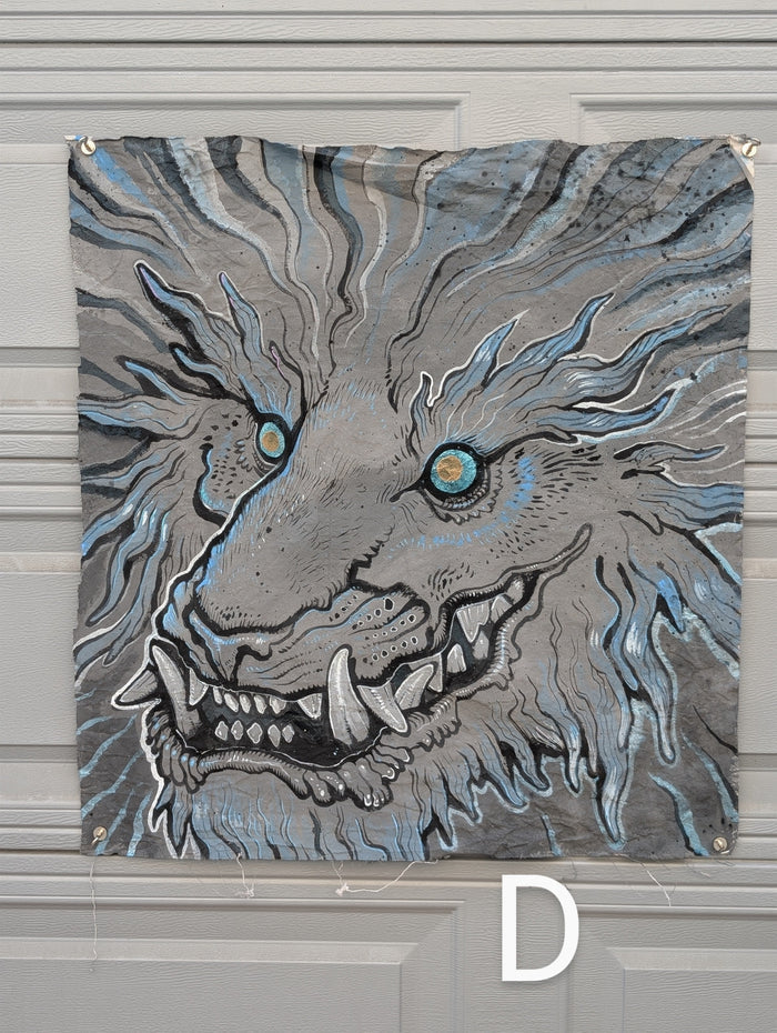 GIANT MONSTER PAINTINGS ON CANVAS