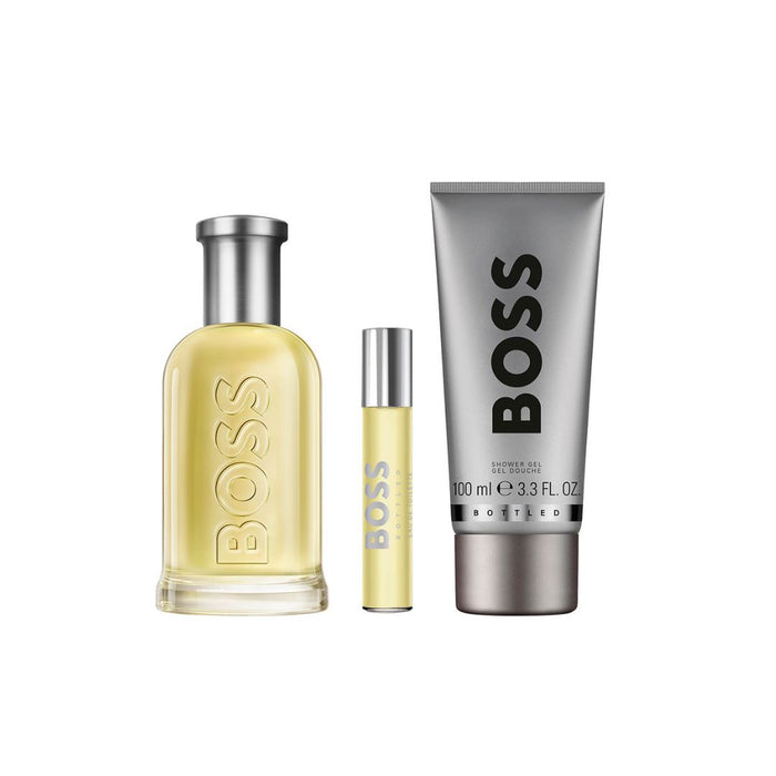 Gift Set: Boss Bottled EDT 100ml + 10ml + Shower Gel 100ml-LIMITED EDITION