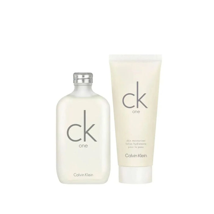 Gift Set : CK One EDT 200ml +  Body Lotion 200ml-LIMITED EDITION