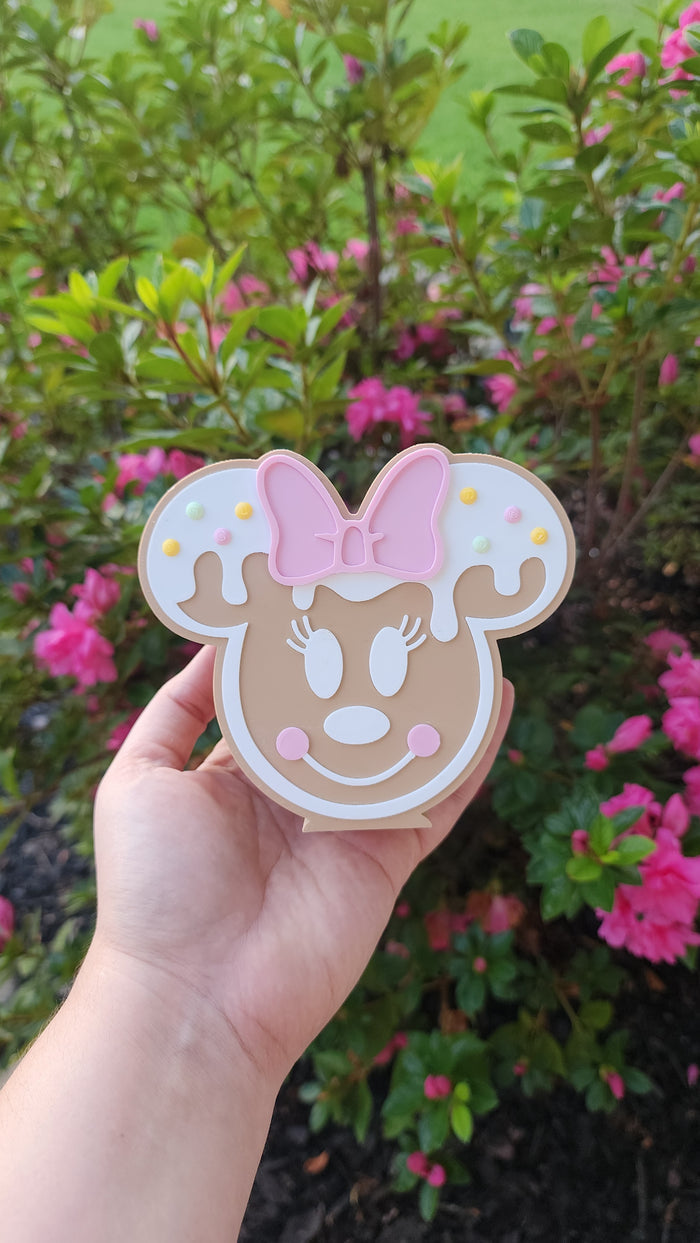 Girl Gingerbread Mouse & Body Foam Soap Holder