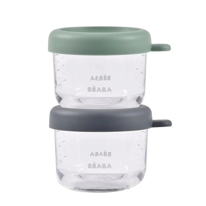 Glass Baby Food Storage Jars - 150ml, Set of 2