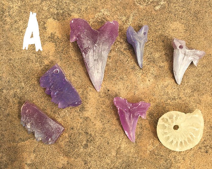 GLOW IN THE DARK SHARK TOOTH/CRYSTAL BUNDLES