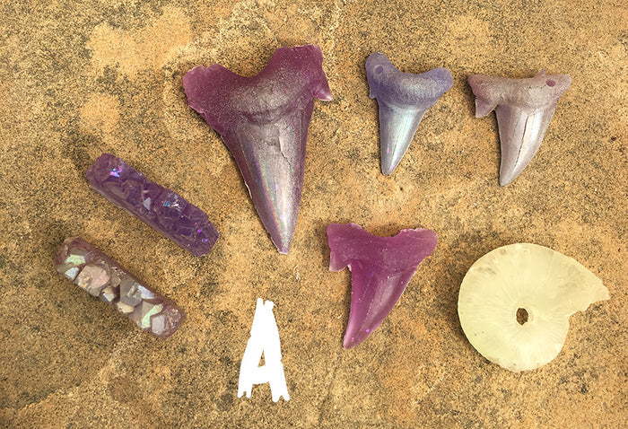 GLOW IN THE DARK SHARK TOOTH/CRYSTAL BUNDLES