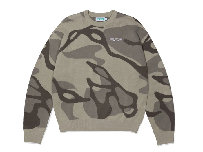 Glyph Knitted Crew - Desert