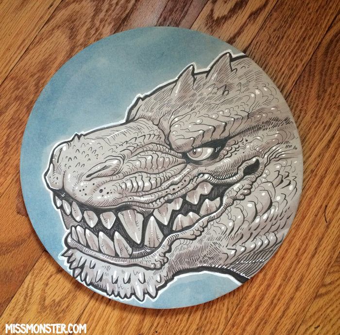 GODZILLA INK DRAWING