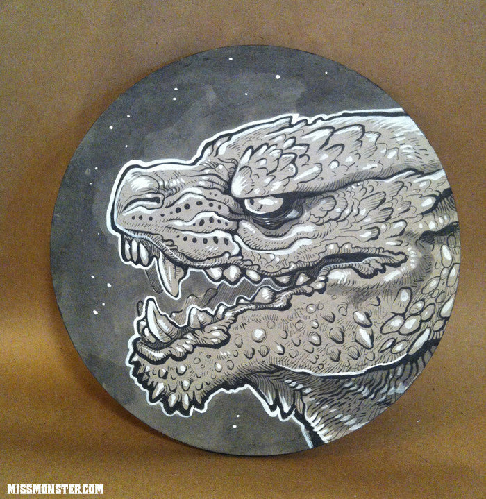 GODZILLA ORIGINAL INK DRAWING- B