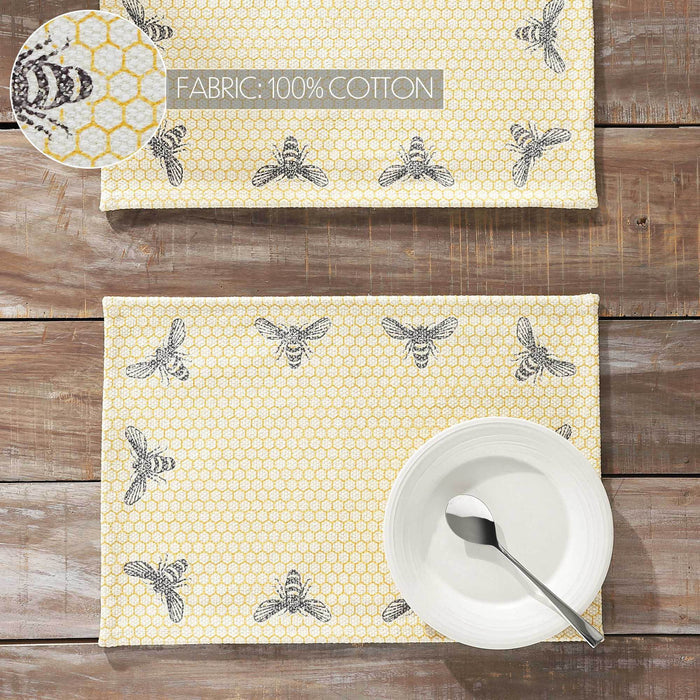 Buzzy Bees Placemat Set of 2-Lange General Store