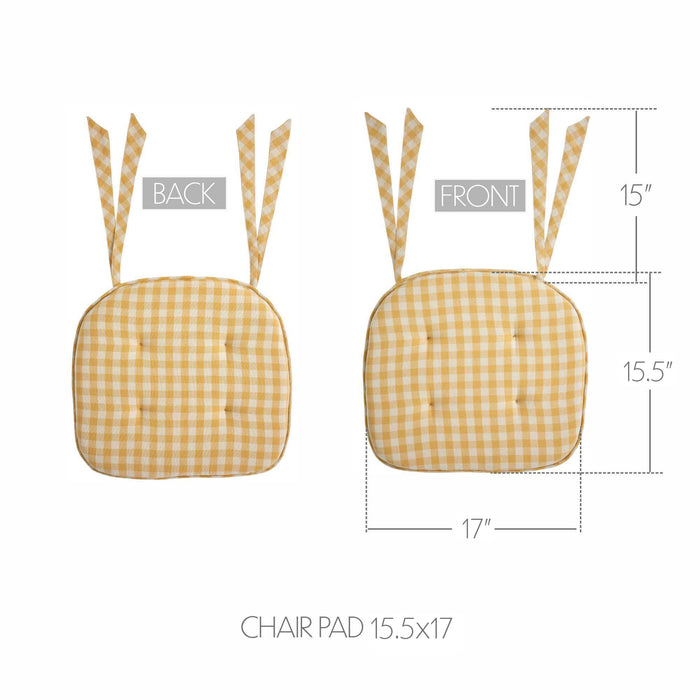 Golden Honey Chair Pad
