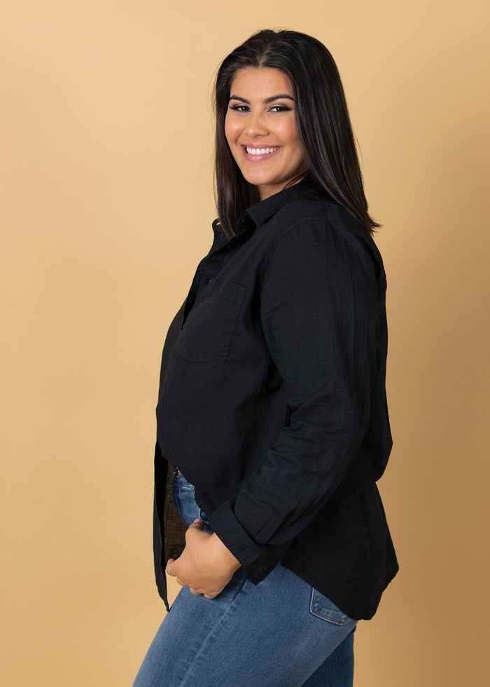 Good Boyfriend Shirt | Black