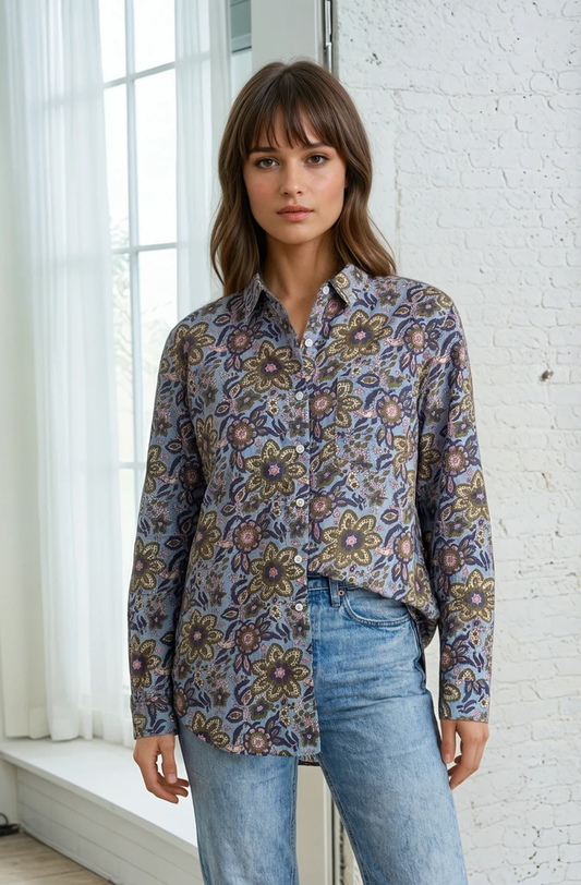 Good Boyfriend Shirt | Hanover Floral