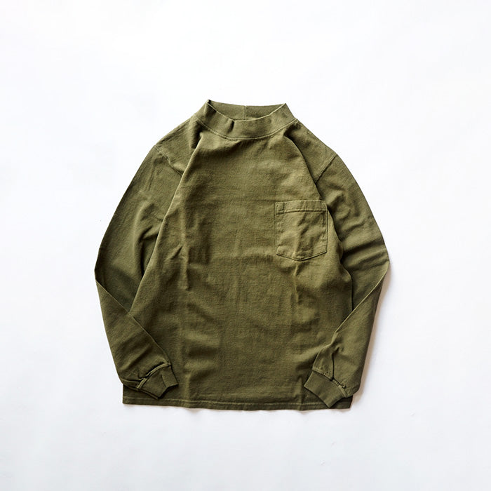 GOODWEAR　L/S MOCK NECK POCKET TEE