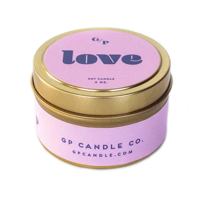 GP Candle Co Love Scented Candle - 4 Ounces