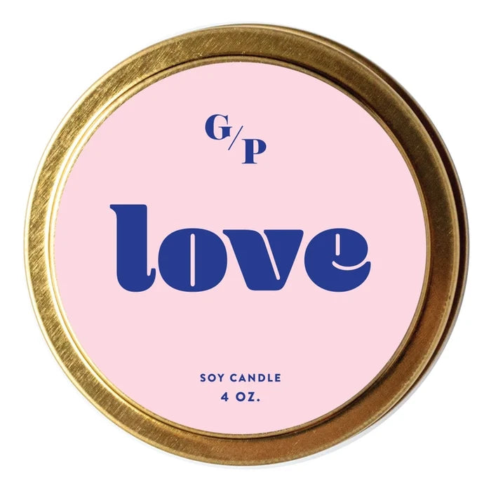 GP Candle Co Love Scented Candle - 4 Ounces