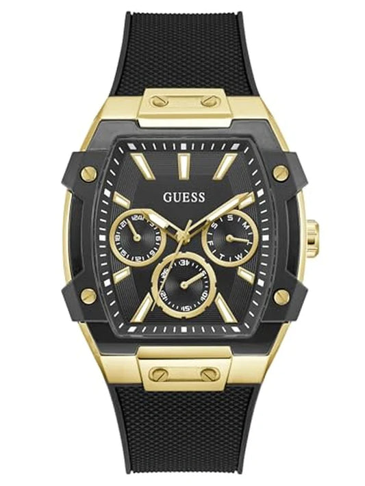 Guess Rectangular Analog Watch - GW0956G2
