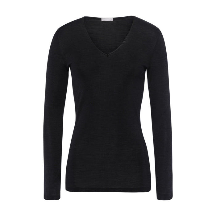 HANRO Long Sleeve Shirt - Woolen Silk