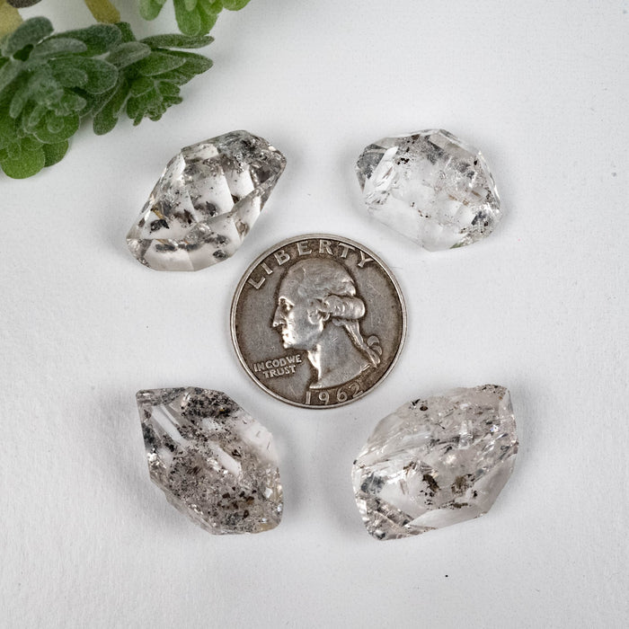 Herkimer Diamond Quartz Crystal Lot 22.25 g 22mm - 24mm B / B+ grade - InnerVision Crystals