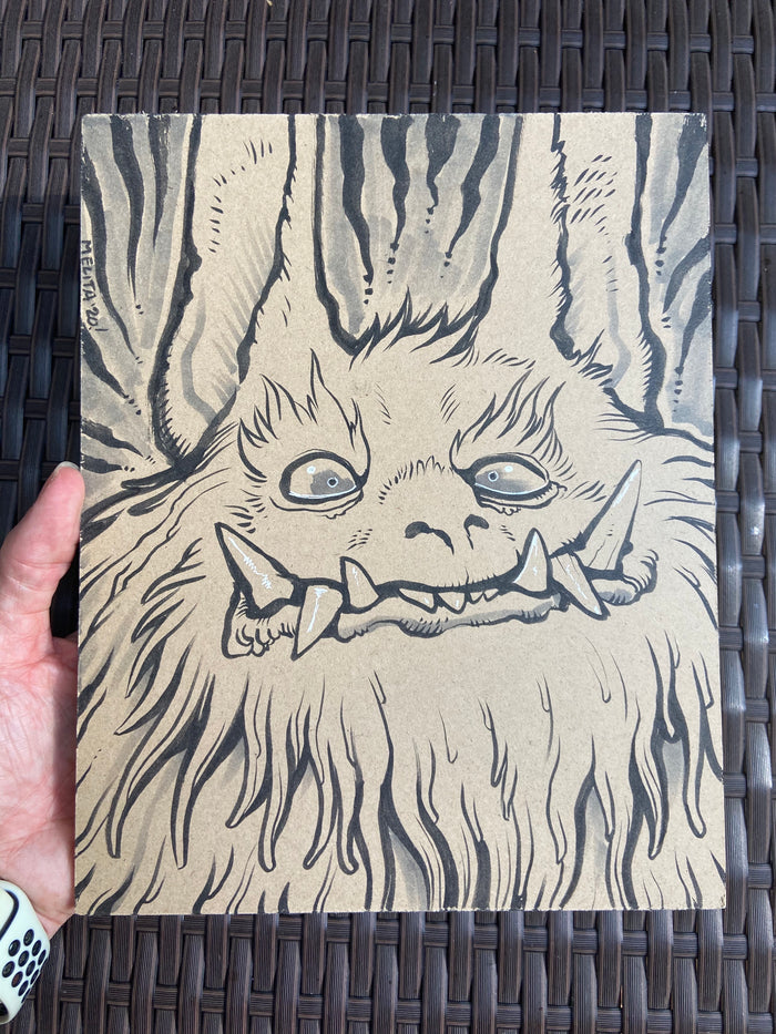 HEY BUDDY- INK DRAWING