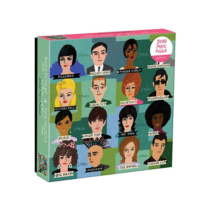 History of Hairdos Puzzle - 1000 Pieces - Barque Gifts