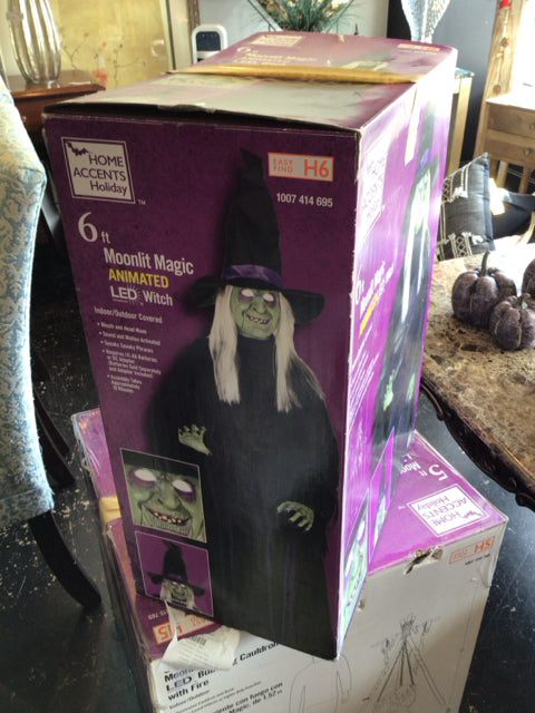 Home Accents Halloween Black Witch Holiday Item