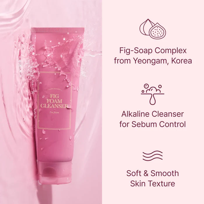 I'M FROM Fig Foam Cleanser غسول البشرة الرغوي بالتين من ام فروم