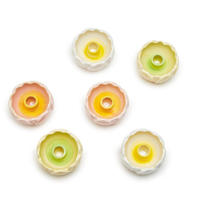 In Full Bloom Flower Taper Candleholder
