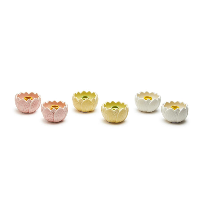 In Full Bloom Flower Taper Candleholder